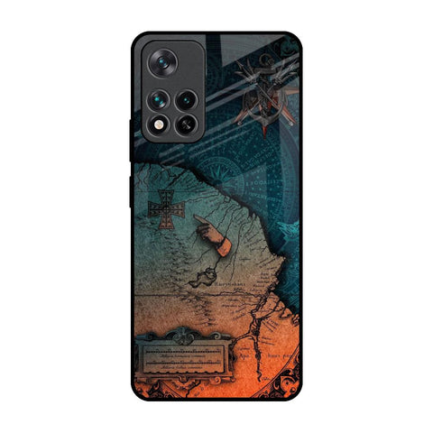 Geographical Map Glossy Case for Mi 11i