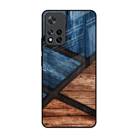 Wooden Tiles Glossy Case for Mi 11i