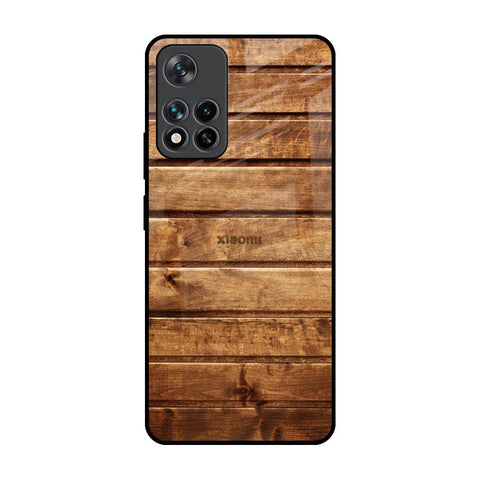 Wooden Planks Glossy Case for Mi 11i