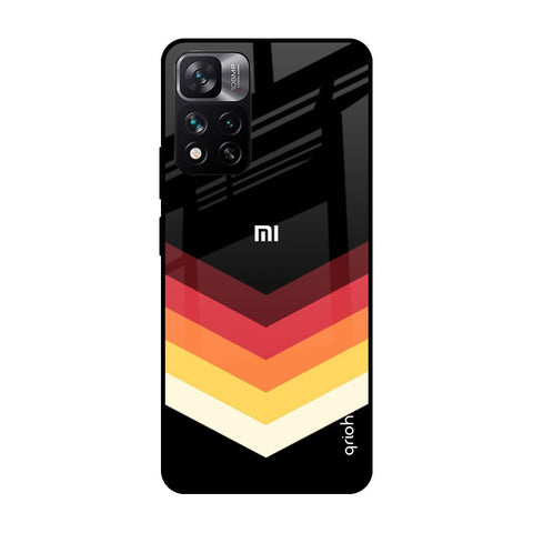 Abstract Arrow Pattern Glossy Case For Mi 11i