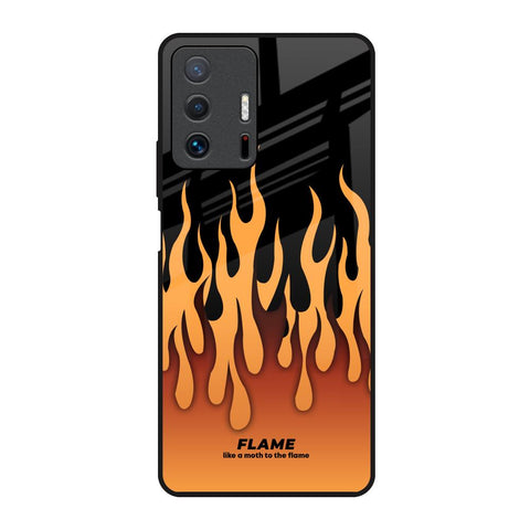 Fire Flame Glossy Case for Mi 11T Pro 5G