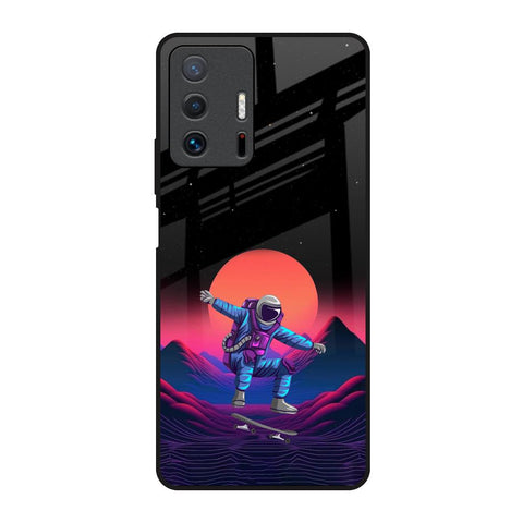 Retro Astronaut Glossy Case for Mi 11T Pro 5G