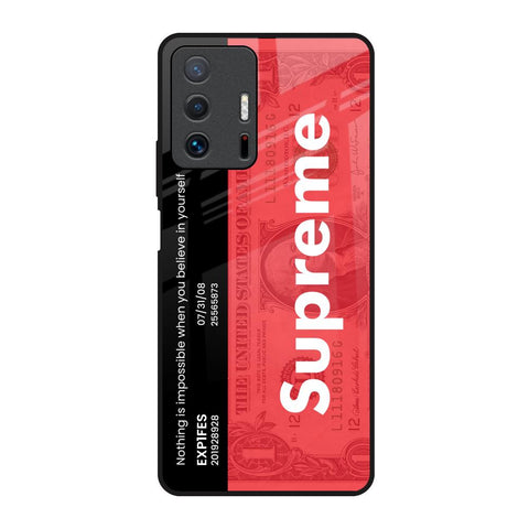 Supreme Ticket Glossy Case for Mi 11T Pro 5G