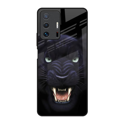 Angry Black Leopard Glossy Case for Mi 11T Pro 5G