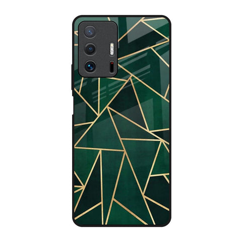 Abstract Green Glossy Case For Mi 11T Pro 5G