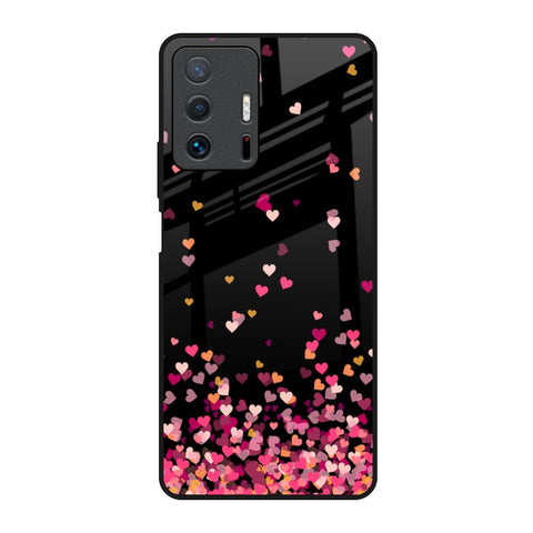 Heart Rain Fall Glossy Case For Mi 11T Pro 5G