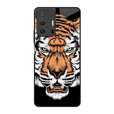 Angry Tiger Glossy Case For Mi 11T Pro 5G