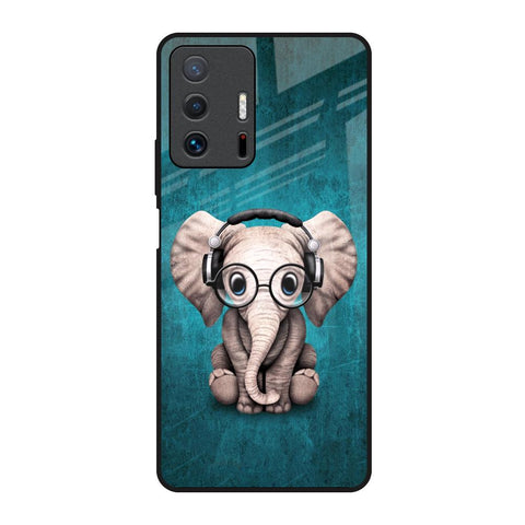 Adorable Baby Elephant Glossy Case For Mi 11T Pro 5G