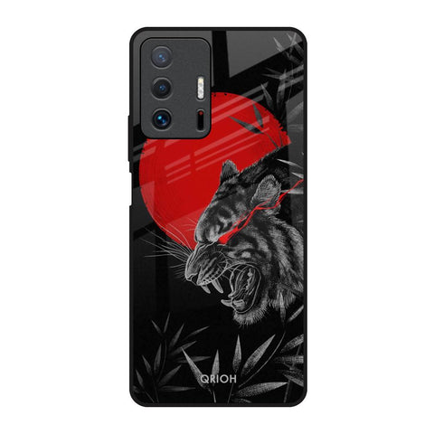 Red Moon Tiger Glossy Case for Mi 11T Pro 5G