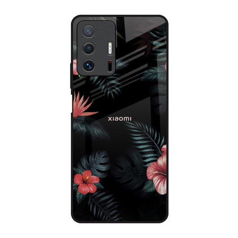 Tropical Art Flower Glossy Case for Mi 11T Pro 5G