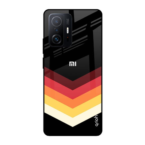 Abstract Arrow Pattern Glossy Case For Mi 11T Pro 5G