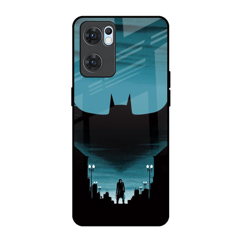Cyan Bat Glossy Case for Oppo Reno7 5G