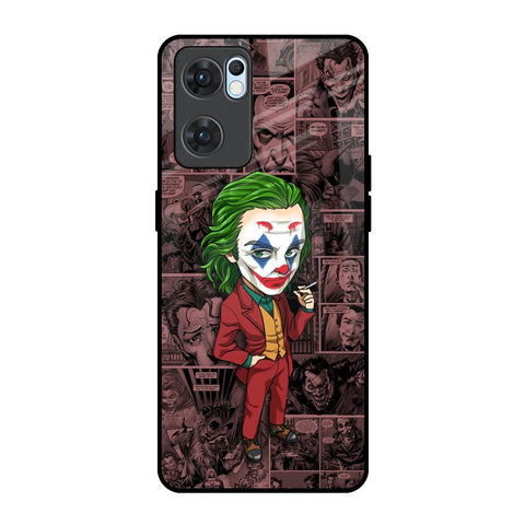 Joker Cartoon Glossy Case for Oppo Reno7 5G