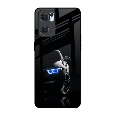 Car In Dark Glossy Case for Oppo Reno7 5G