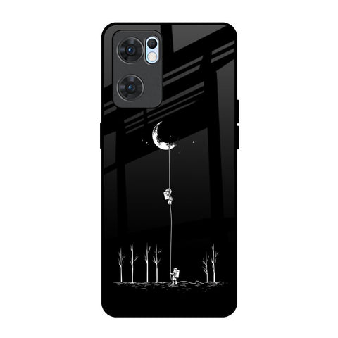 Catch the Moon Glossy Case for Oppo Reno7 5G