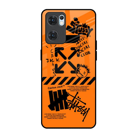 Anti Social Club Glossy Case for Oppo Reno7 5G