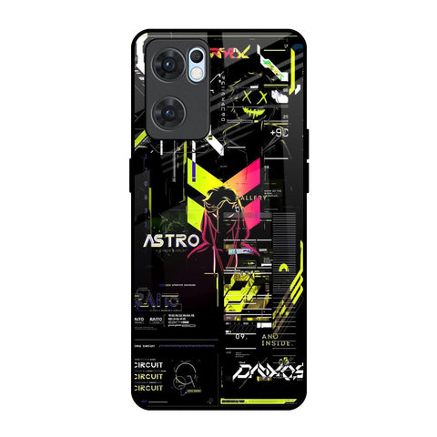 Astro Glitch Glossy Case for Oppo Reno7 5G