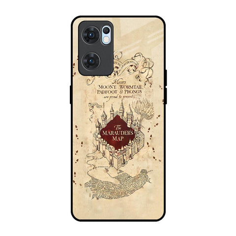 Magical Map Glossy Case for Oppo Reno7 5G