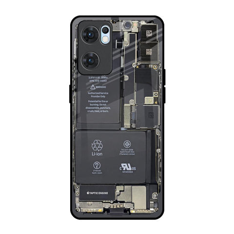 Skeleton Inside Glossy Case for Oppo Reno7 5G