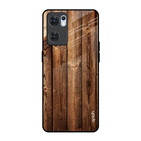 Timber Printed Glossy Case for Oppo Reno7 5G
