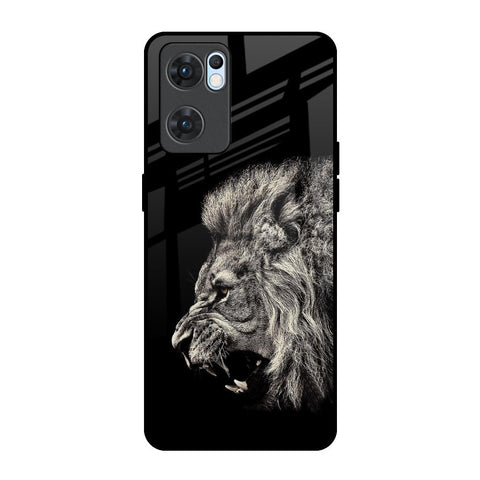 Brave Lion Glossy Case for Oppo Reno7 5G