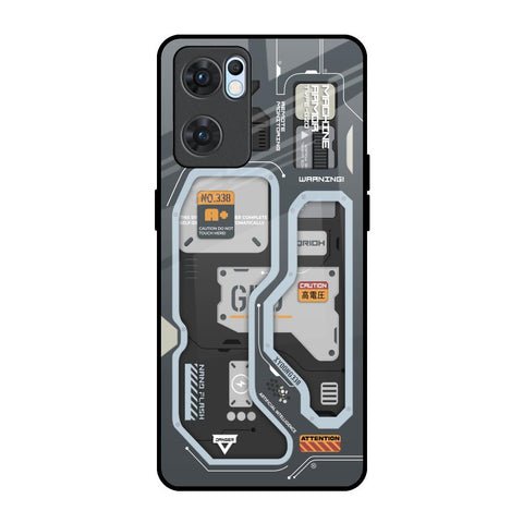 Retro Futuristic Glossy Case for Oppo Reno7 5G