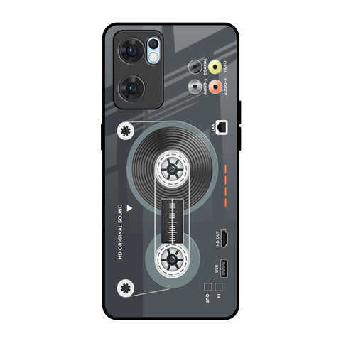Retro Recorder Glossy Case for Oppo Reno7 5G