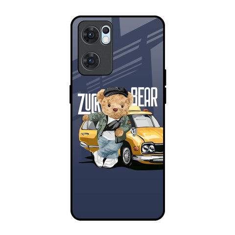 Adventurous Bear Glossy Case for Oppo Reno7 5G
