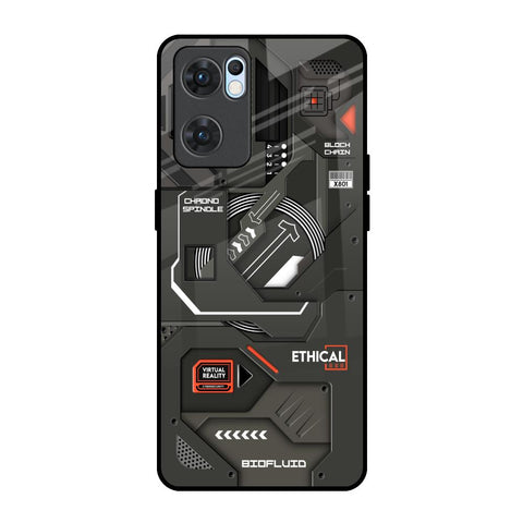 Tech Aesthetics Glossy Case for Oppo Reno7 5G