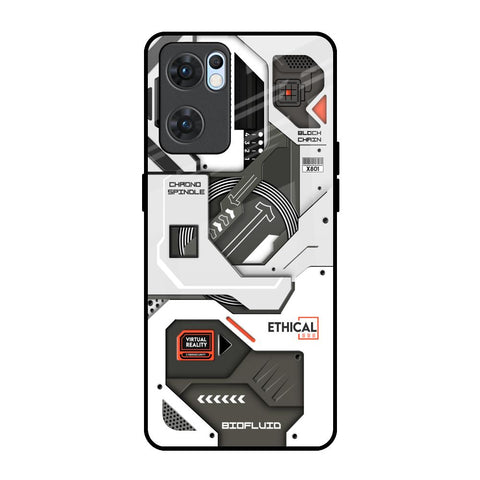 Explore Circuit Glossy Case for Oppo Reno7 5G