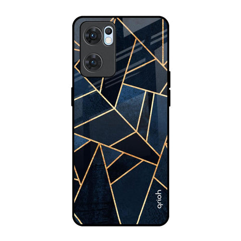 Abstract Tiles Glossy Case for Oppo Reno7 5G