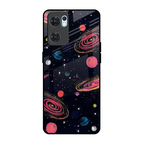 Galaxy In Dream Glossy Case For Oppo Reno7 5G