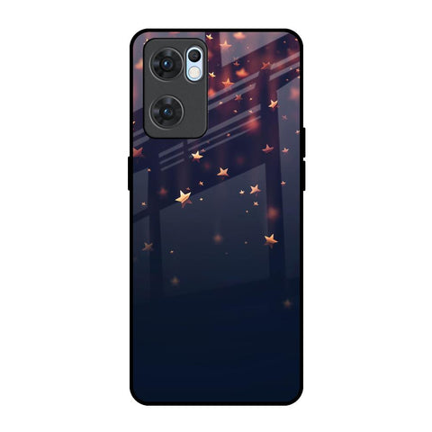 Falling Stars Glossy Case For Oppo Reno7 5G
