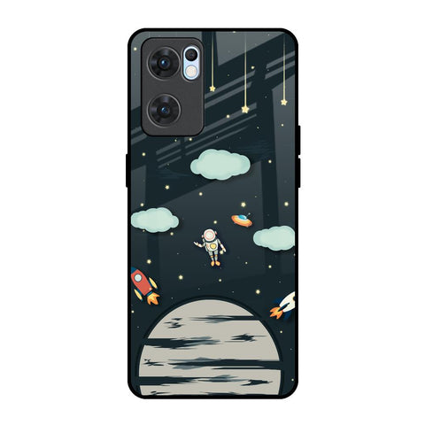 Astronaut Dream Glossy Case For Oppo Reno7 5G