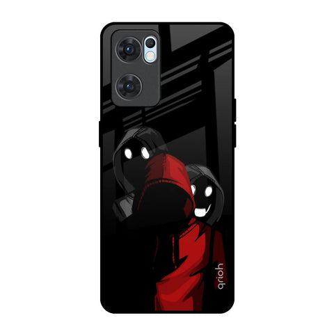 Shadow Character Glossy Case for Oppo Reno7 5G