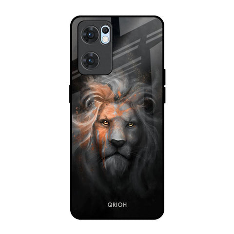 Devil Lion Glossy Case for Oppo Reno7 5G