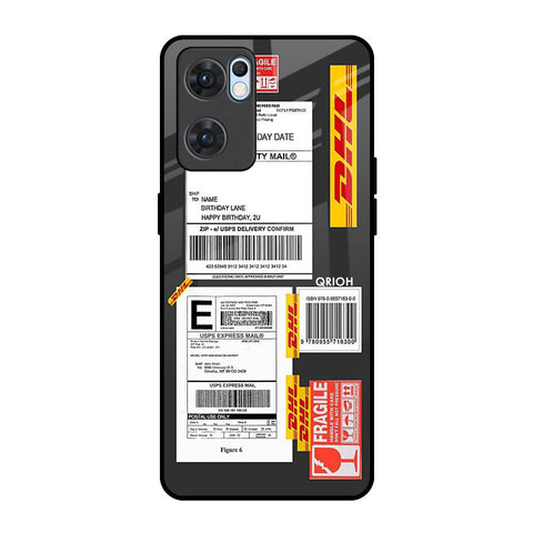 Cool Barcode Label Glossy Case For Oppo Reno7 5G