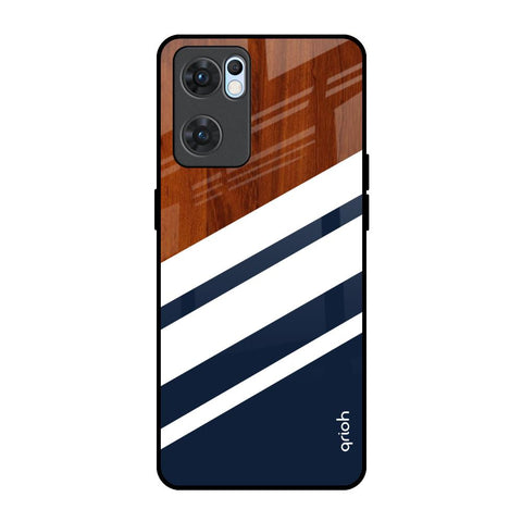 Bold Stripes Glossy Case for Oppo Reno7 5G
