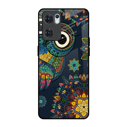 Owl Art Glossy Case for Oppo Reno7 5G