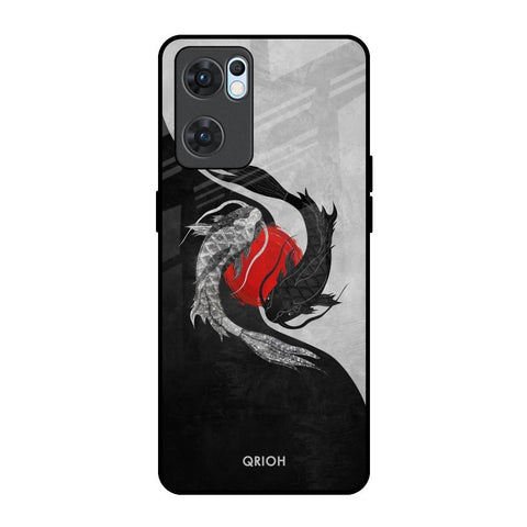 Japanese Art Glossy Case for Oppo Reno7 5G