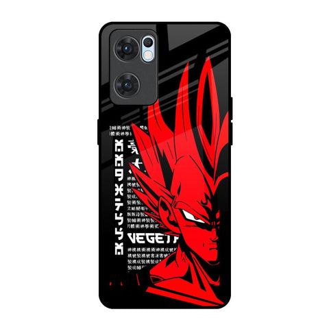 Red Vegeta Glossy Case for Oppo Reno7 5G
