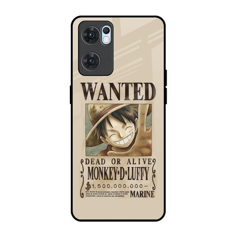 Luffy Wanted Glossy Case for Oppo Reno7 5G