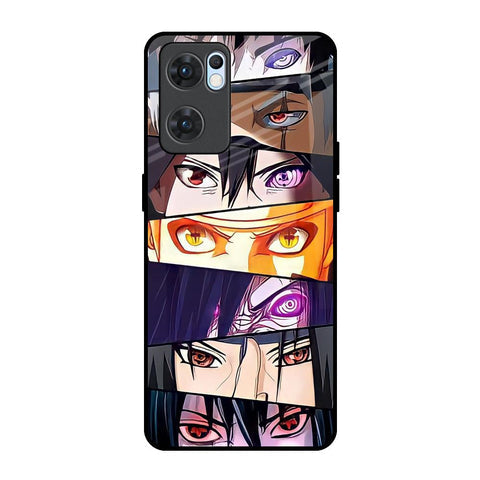 Anime Eyes Glossy Case for Oppo Reno7 5G