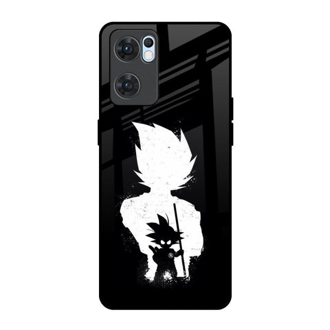 Monochrome Goku Glossy Case for Oppo Reno7 5G