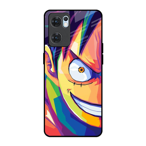 Monkey Wpap Pop Art Glossy Case for Oppo Reno7 5G