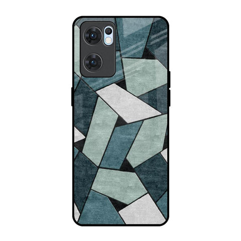 Abstact Tiles Glossy Case for Oppo Reno7 5G