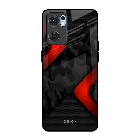 Modern Camo Abstract Glossy Case for Oppo Reno7 5G