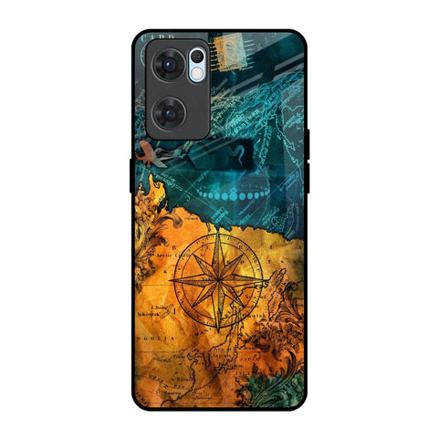 Architecture Map Glossy Case for Oppo Reno7 5G