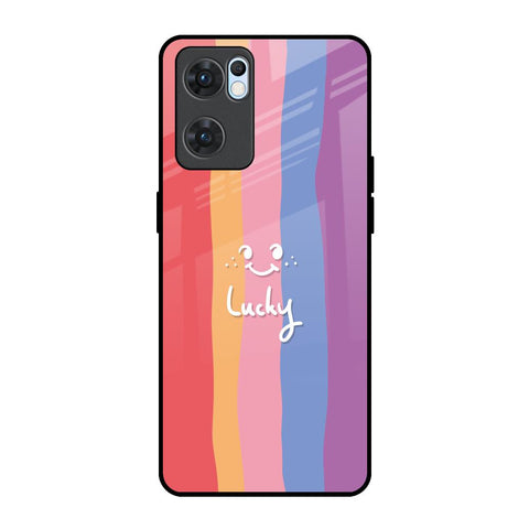 Lucky Abstract Glossy Case for Oppo Reno7 5G
