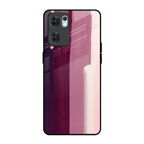 Brush Stroke Art Glossy Case for Oppo Reno7 5G